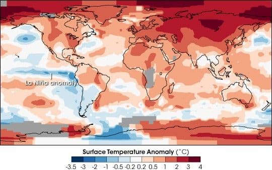Global Temperature Anomalies: 2007