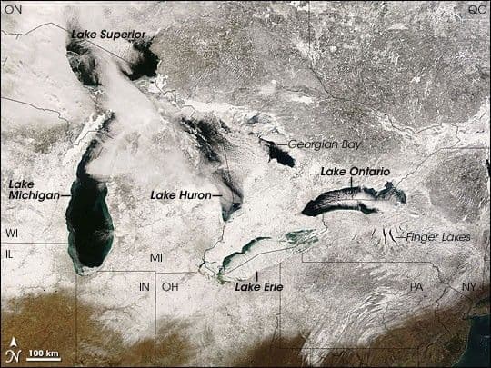 Wintertime on the Great Lakes