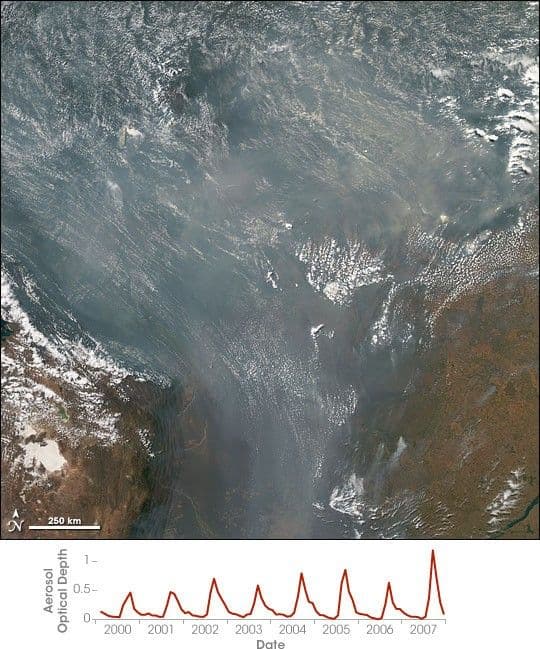 Fires Rise in the Amazon