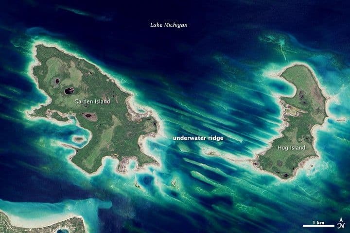 Garden and Hog Islands, Michigan