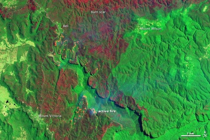 Bushfires in the Blue Mountains