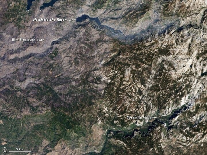 Yosemite Valley and the Rim Fire Burn Scar