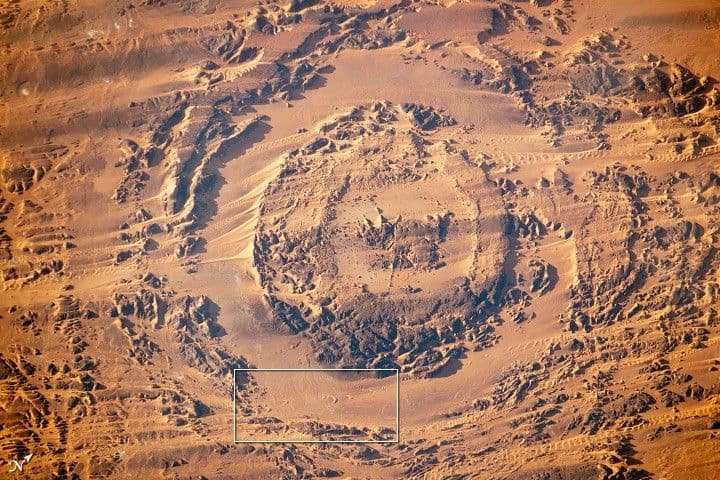 Dune Movement Around Aorounga
