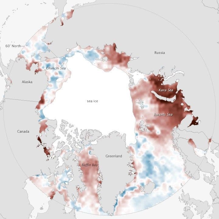 Arctic Waters Keep Warming in 2013