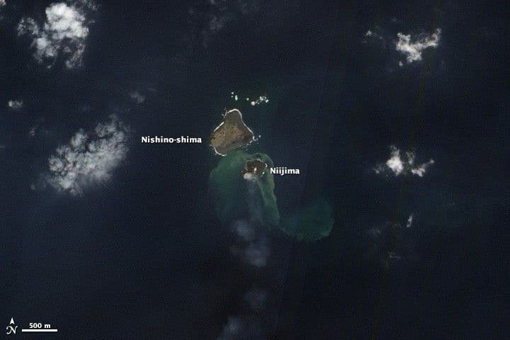 New Island in the Ring of Fire