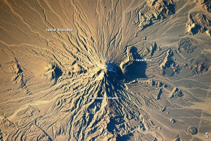 Bazman Volcano, Iran