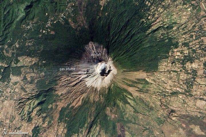 Fresh Ash on San Miguel Volcano