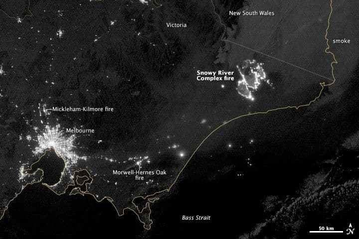 City-sized Fire in Australia
