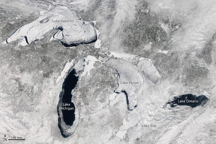 A Great Freeze Over the Great Lakes