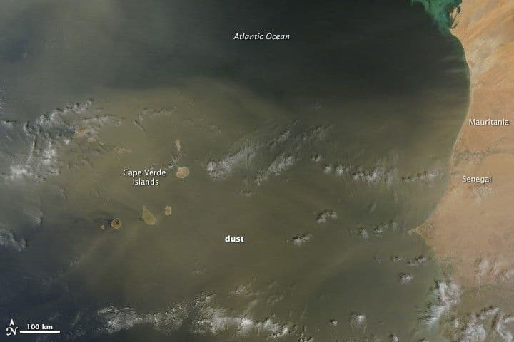 Cape Verde Under Dust