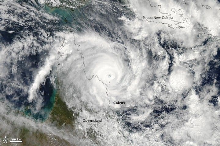 Cyclone Ita Approaching Australia