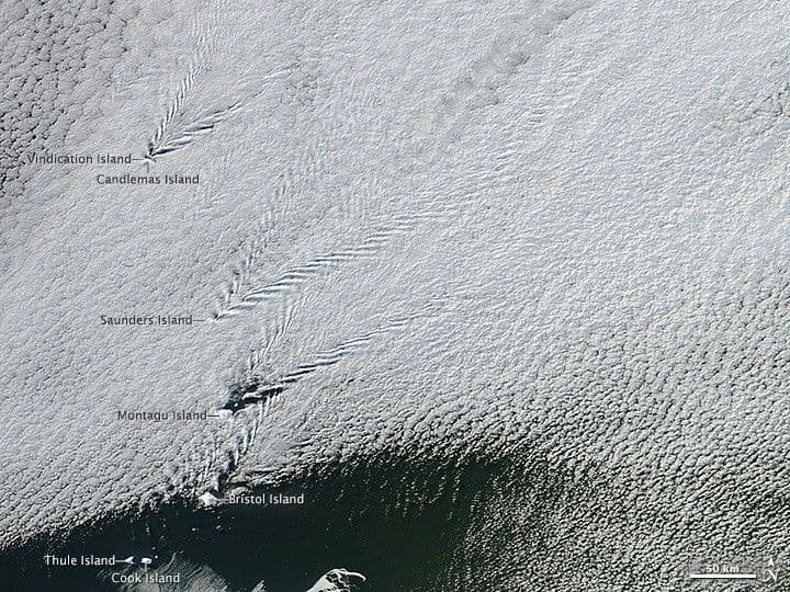 Plumes Hiding Behind the South Sandwich Islands