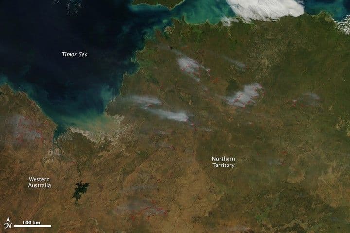 Fires in Northern Australia