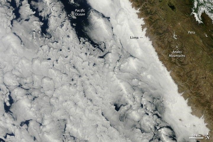 Ocean Clouds Meet Peru
