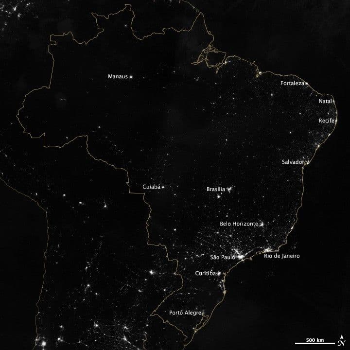Brazil at Night
