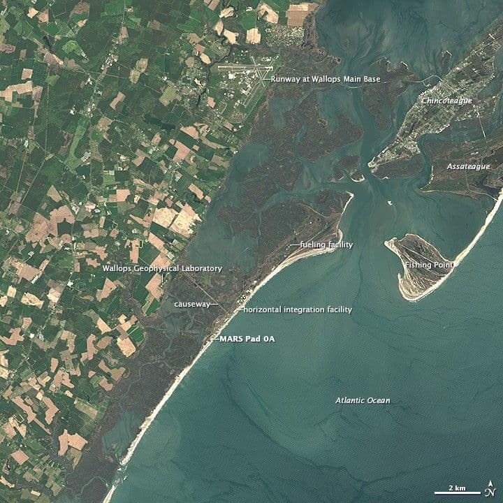 Launching from Wallops Island
