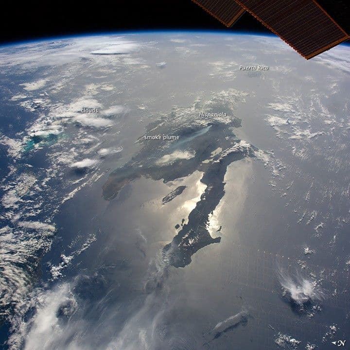 Panorama of Hispaniola and the Caribbean