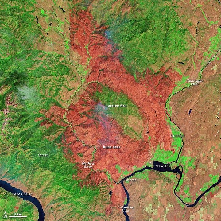 Carlton Complex Burn Scar