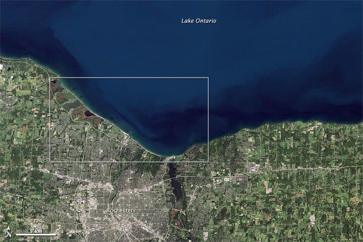 Taking Landsat 8 to the Beach