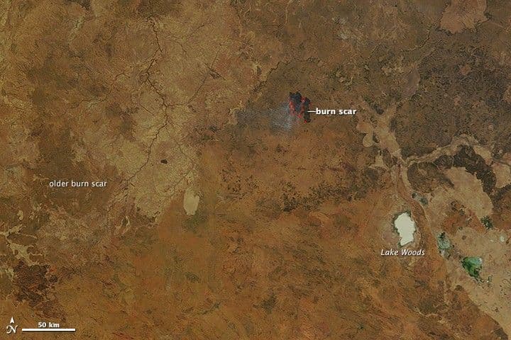 Expanding Burn Scar in Northern Territory