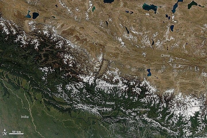 Blizzard in Nepal