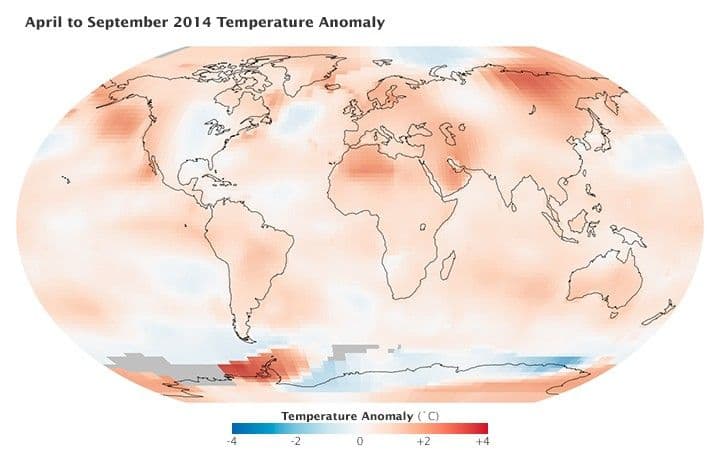 Rising Temperatures: A Month Versus a Decade