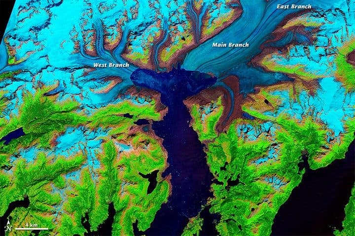 Retreat of the Columbia Glacier