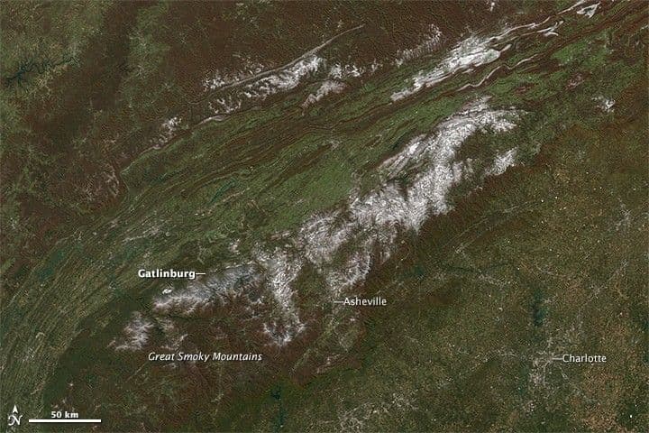 Early Snow on the Great Smokies