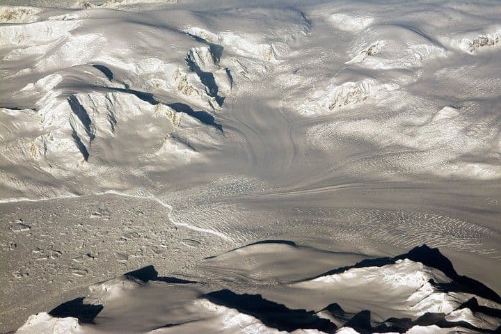 Antarctic Landscape Illuminated