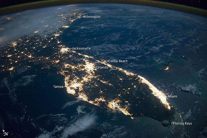 Florida at Night