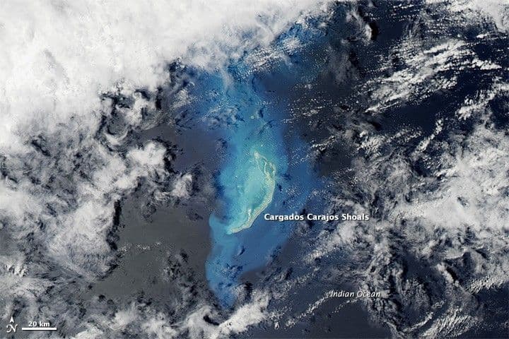 Sediment around the Cargados Carajos Shoals