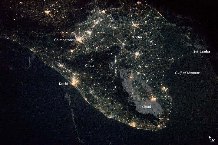 India by Night and Day