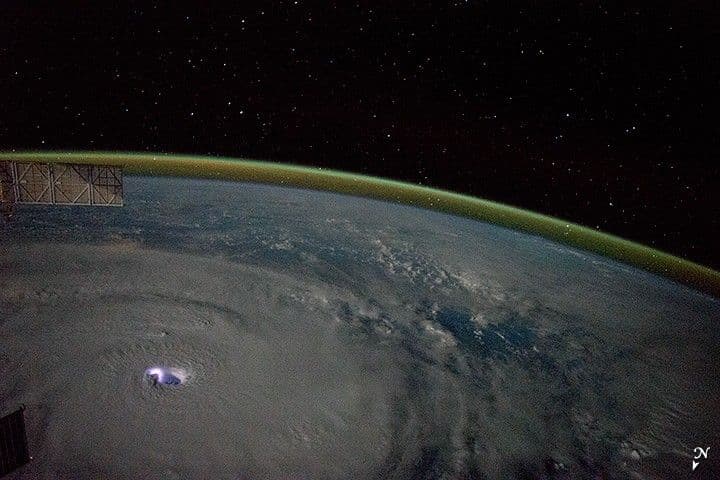 The Electric Eye of Cyclone Bansi