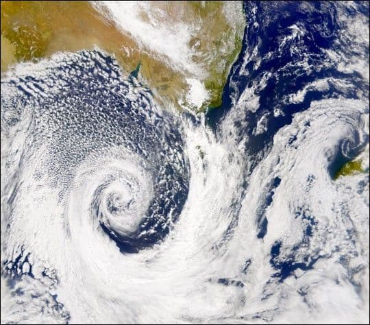 Low-pressure System Off Australia