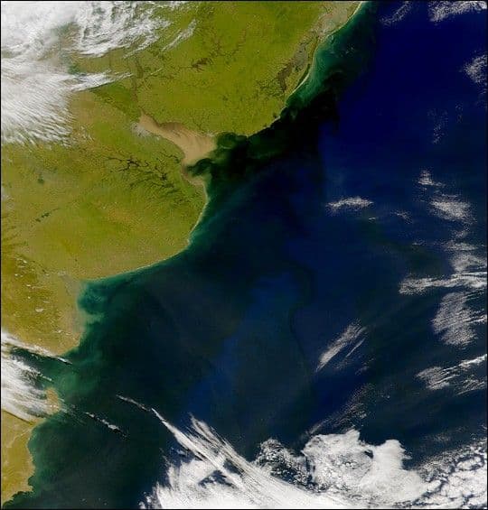 Dark Water near Rio de la Plata