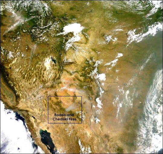 Rodeo and Chediski Fires in Arizona
