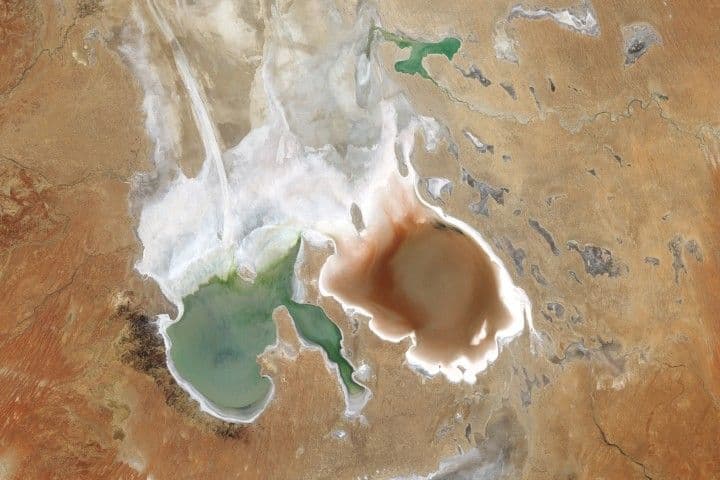 Lake Eyre Blushes