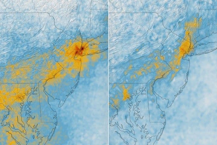 Air Pollution’s Daily Pulse Over the Northeast