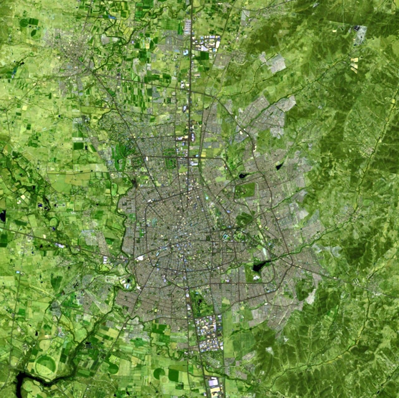 Urban growth in Aguascalientes, Mexico