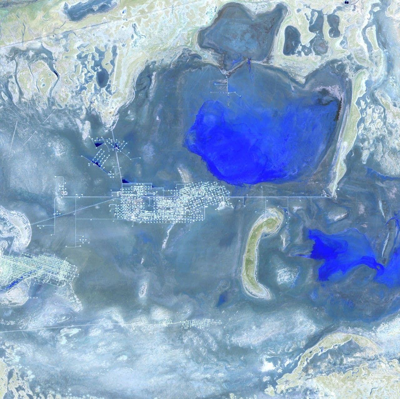 Mining impact in Mangystau Province, Kazakhstan