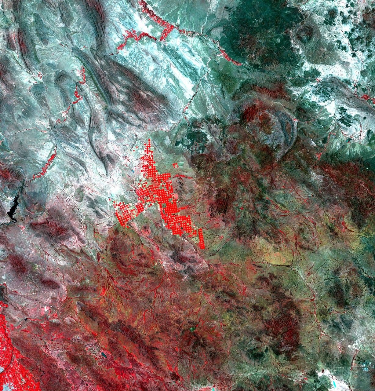 Irrigation impact in Chihuahua, Mexico