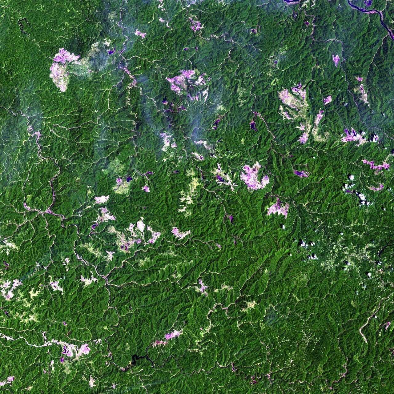 Surface mining expansion, West Virginia