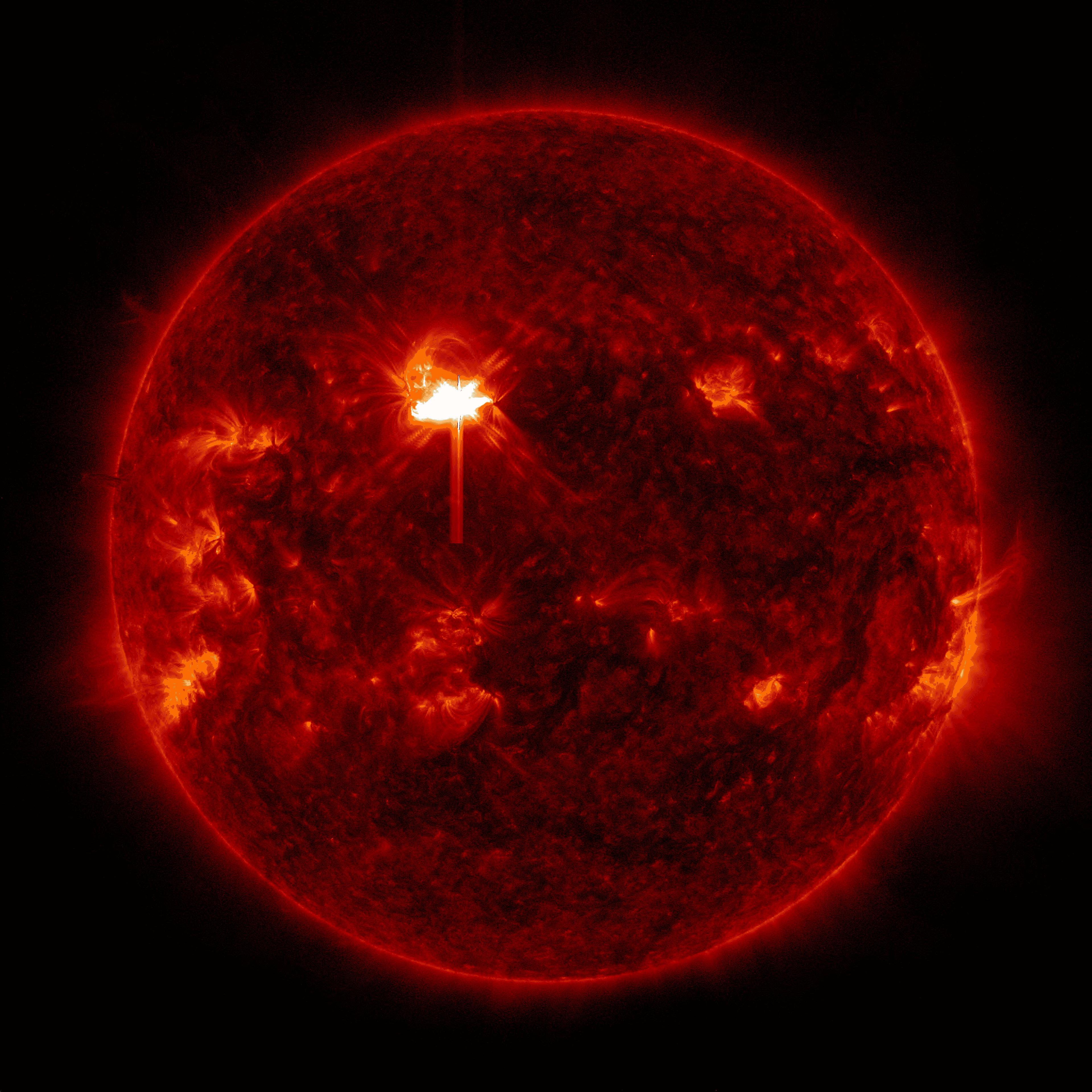 Strong Flare Erupts from Sun
