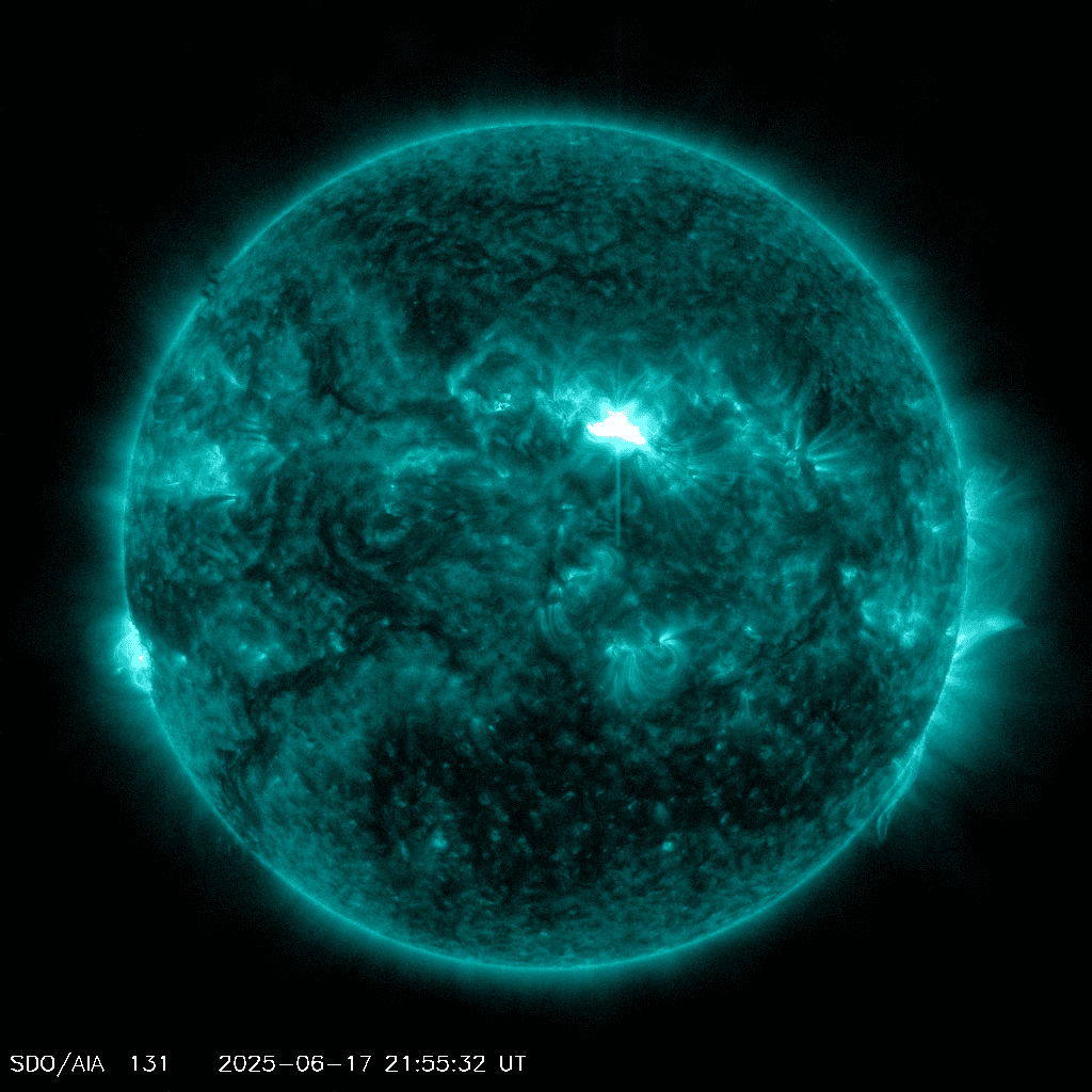 Sun Releases Strong Flare