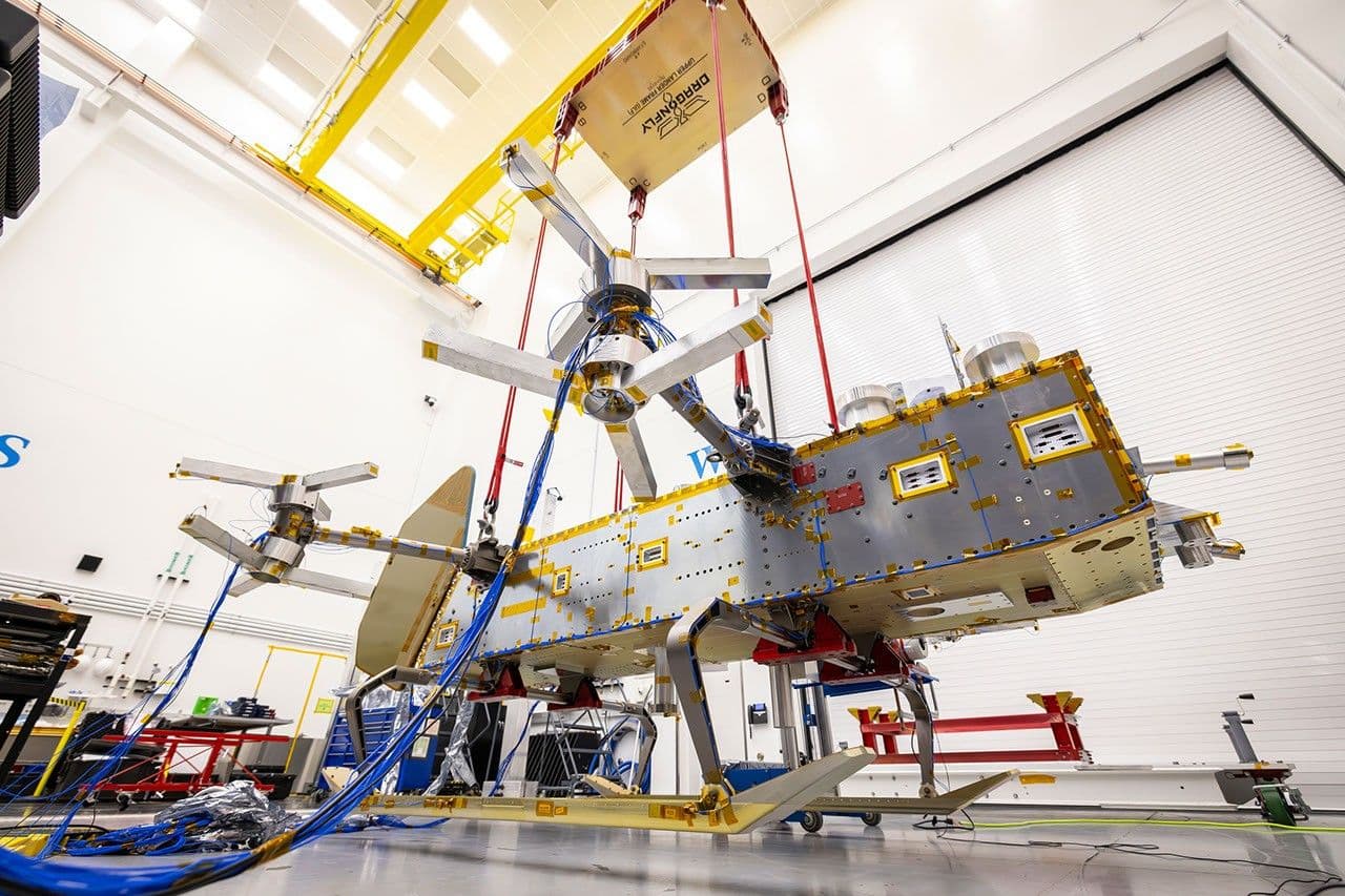 NASA’s Dragonfly Clears Key Tests as Titan Rotorcraft Takes Shape