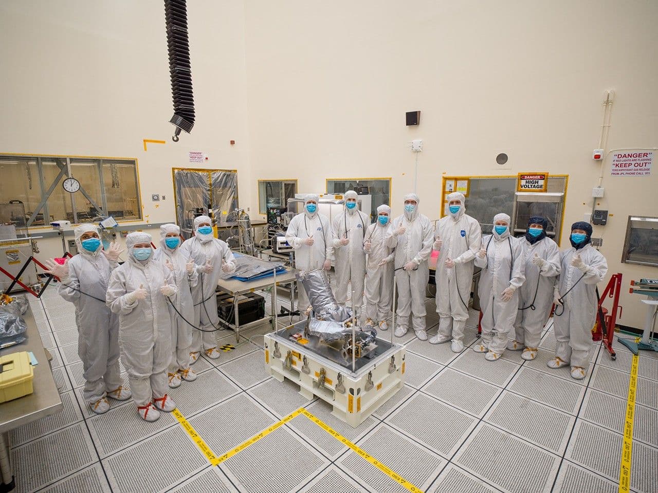 Europa Imaging System Narrow-Angle Camera Delivered to JPL