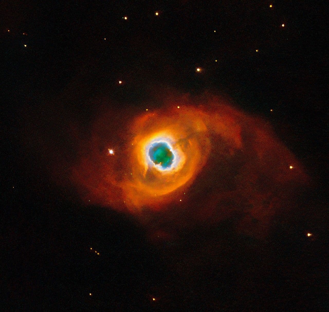 Hubble Captures a Star’s Swan Song