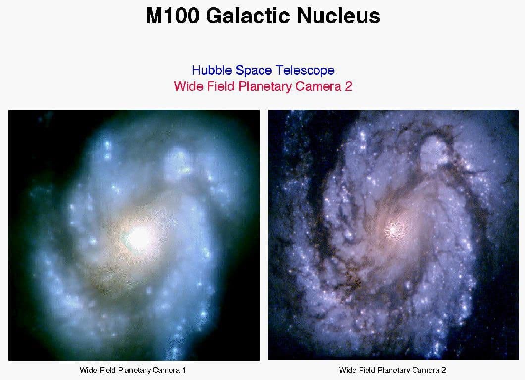 Picture Perfect: Hubble’s New Improved Optics Probe the Core of a Distant Galaxy