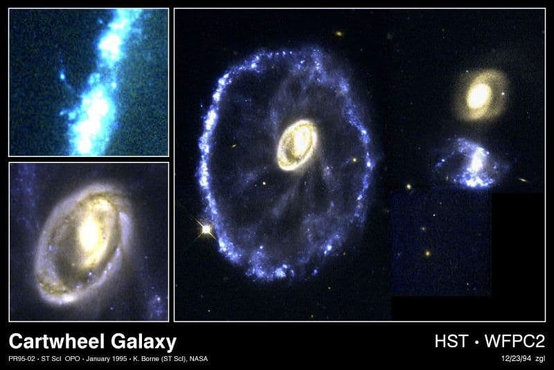 Hubble Views a Starry Ring World Born in a Head-On Collision