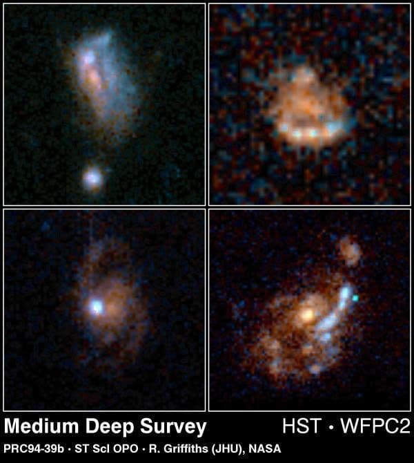 Hubble Space Telescope Deep Sky Survey Finds Huge Numbers of Irregular and Peculiar Galaxies
